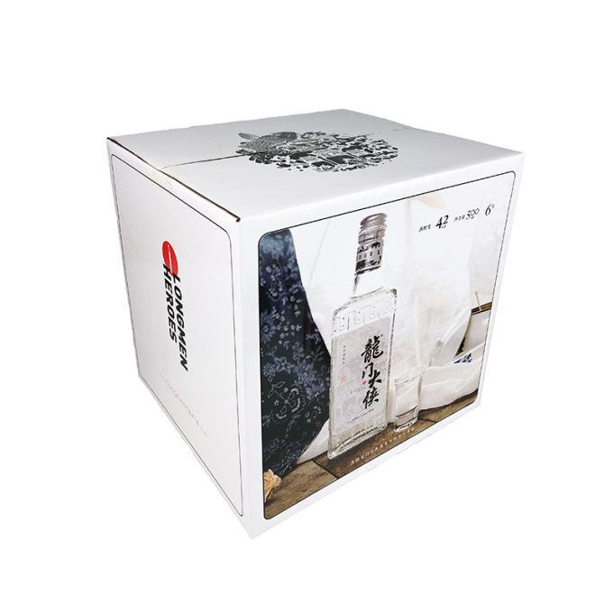 龙门大侠文化小酒 白标42度整箱 浓香型高度白酒