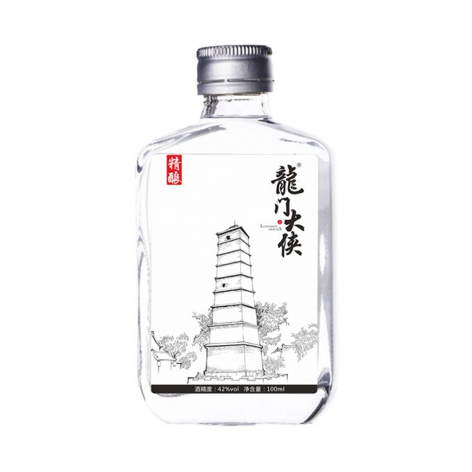 龙门大侠文化小酒 文化版42度 浓香型高度白酒