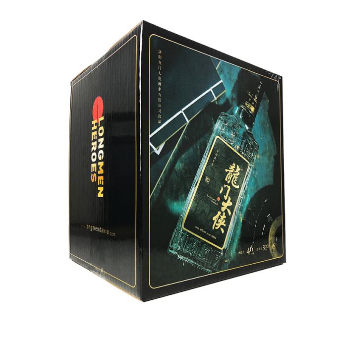 龙门大侠文化小酒 黑标46度整箱 浓香型高度白酒
