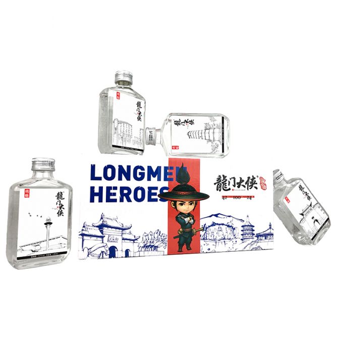 龙门大侠文化小酒 文化版42度整箱 浓香型高度白酒