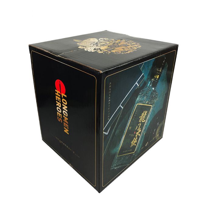 龙门大侠文化小酒 黑标46度整箱 浓香型高度白酒