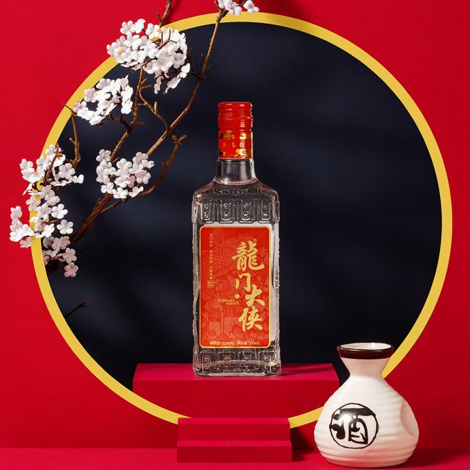 龙门大侠文化小酒 红标52度 浓香型高度白酒
