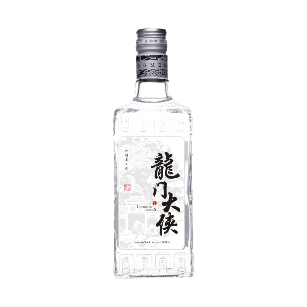 龙门大侠文化小酒 白标42度 浓香型高度白酒